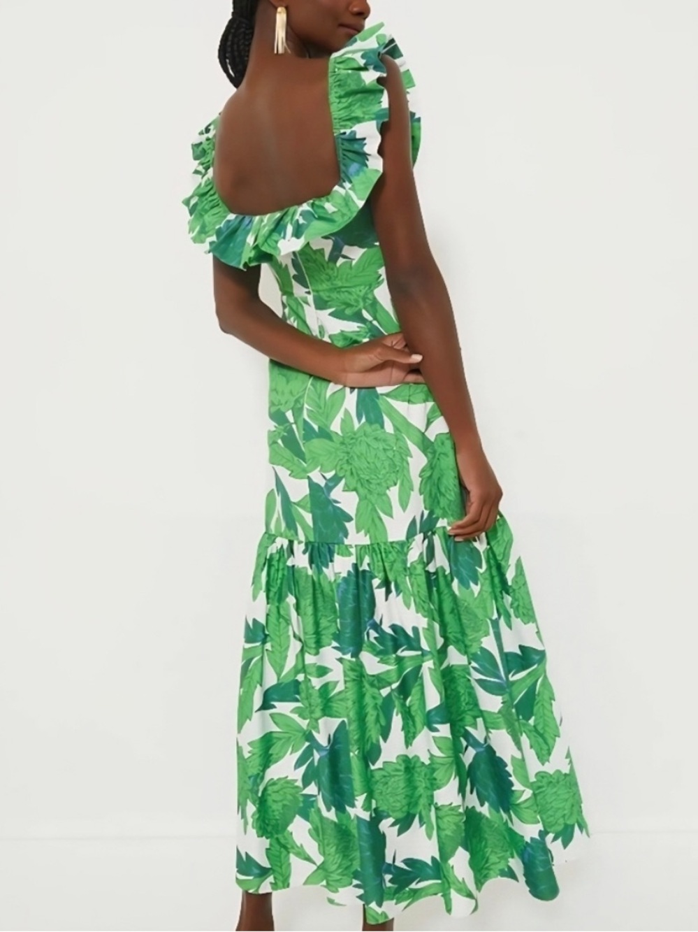 NWT Tuckernuck Hyacinth House Dandelion Floral Off-the-Shoulder Giselle Dress XS - Picture 2 of 13